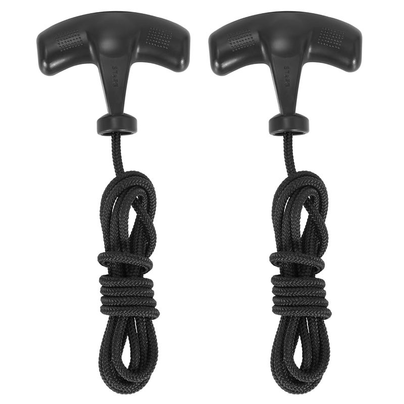 RUTU Recoil Starter Pull Start Rope Cord Handle for Lawn Mower Generator Water Pumps Pressue Washers Air Compressor Log Splitter Mini Bike Go Kart - Image 1